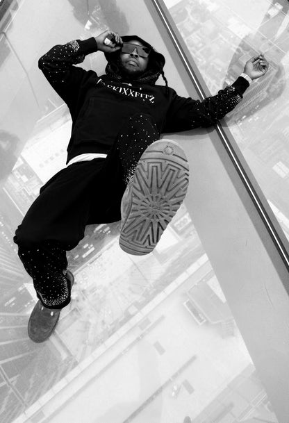 Rhinestone set (black)