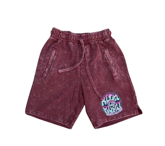 RICH RIGHT SHORTS (burgundy)