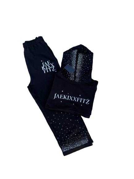 Rhinestone set (black)