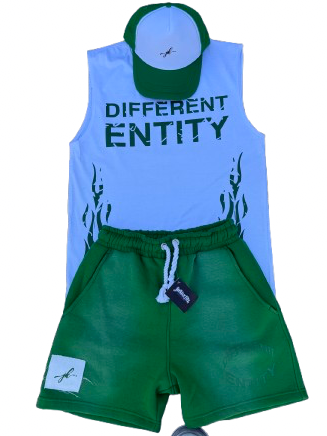 Different Entity sleeveless set (green)