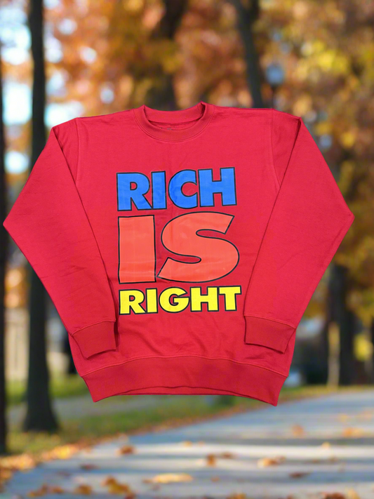 Rich is right sweater