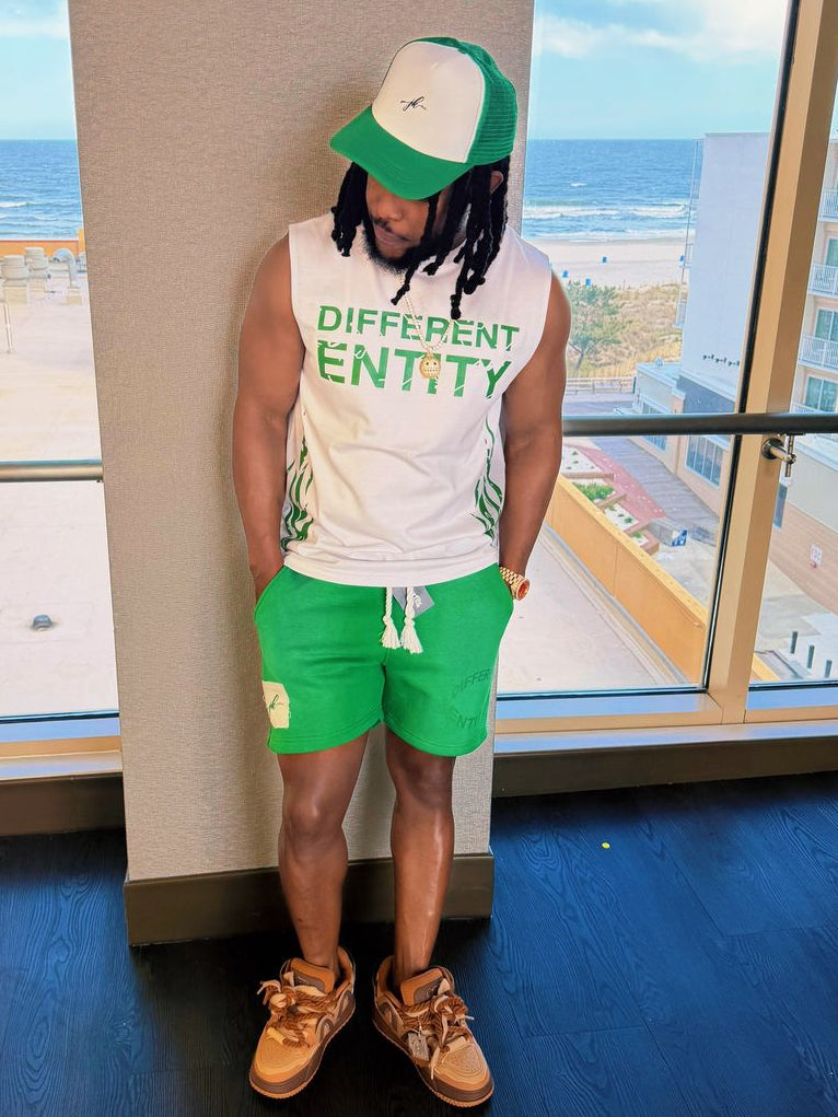 Different Entity sleeveless set (green)